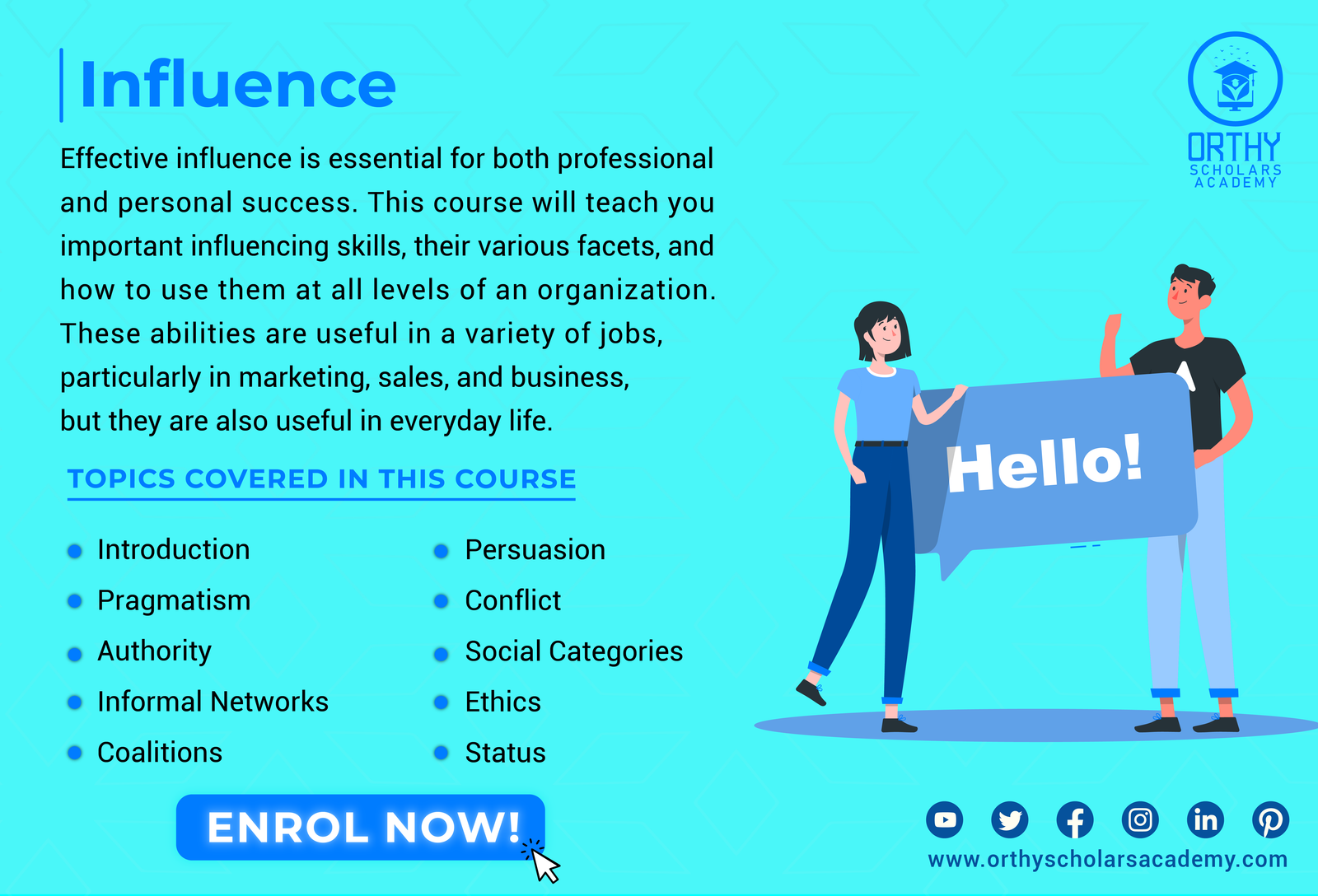 Influence, Communication & Leadership Bootcamp